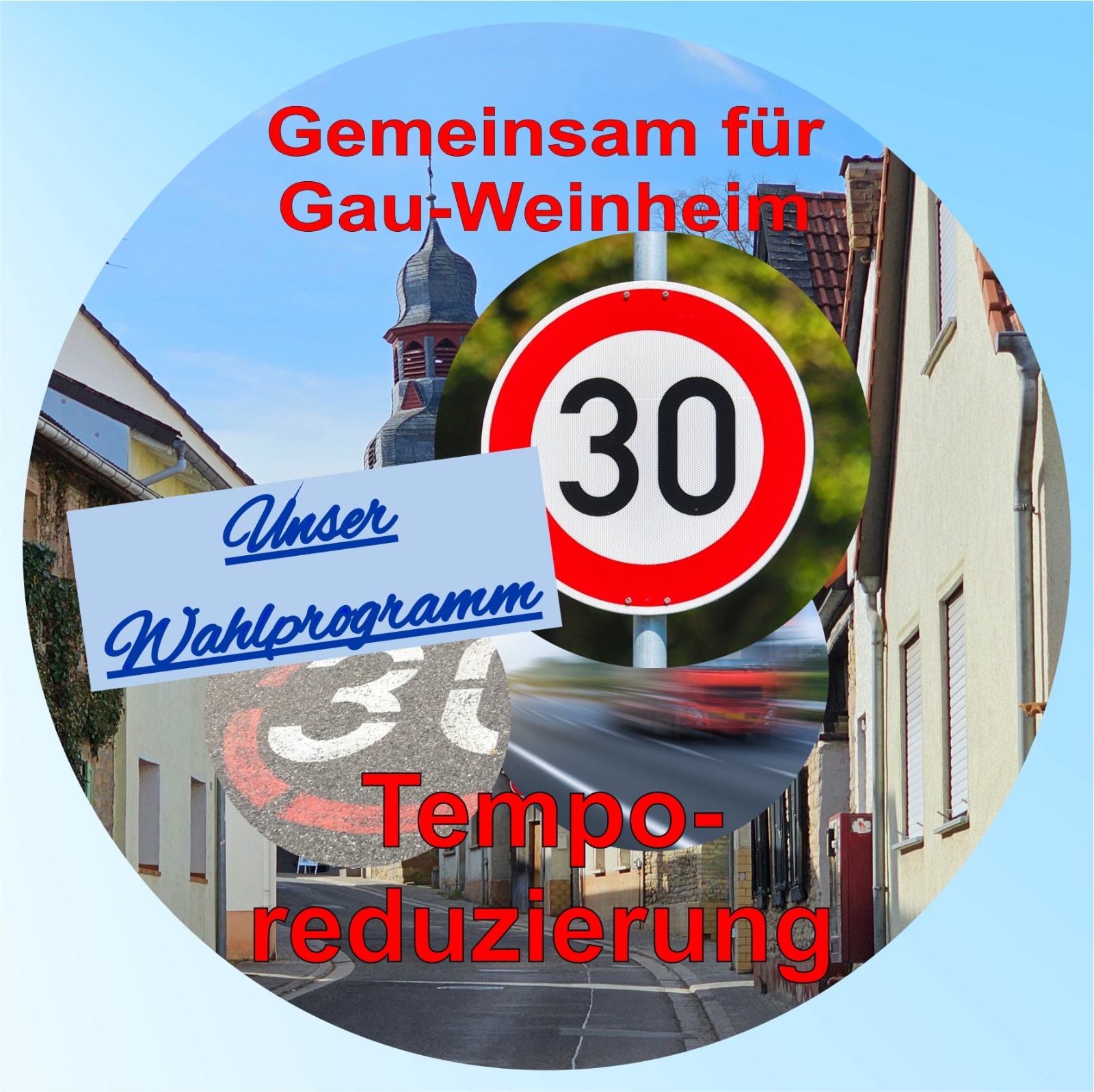 Temporeduzierung im Ortsinneren (30km/h) Temporeduzierung im Ortsinneren (30km/h)